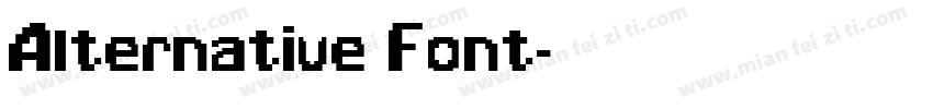 Alternative Font字体转换